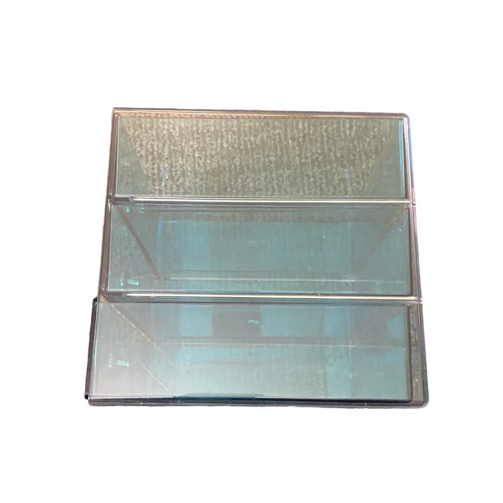 Plastic 3 Drawer Square Vanity, 6.5” X 6.5” X 6.5”